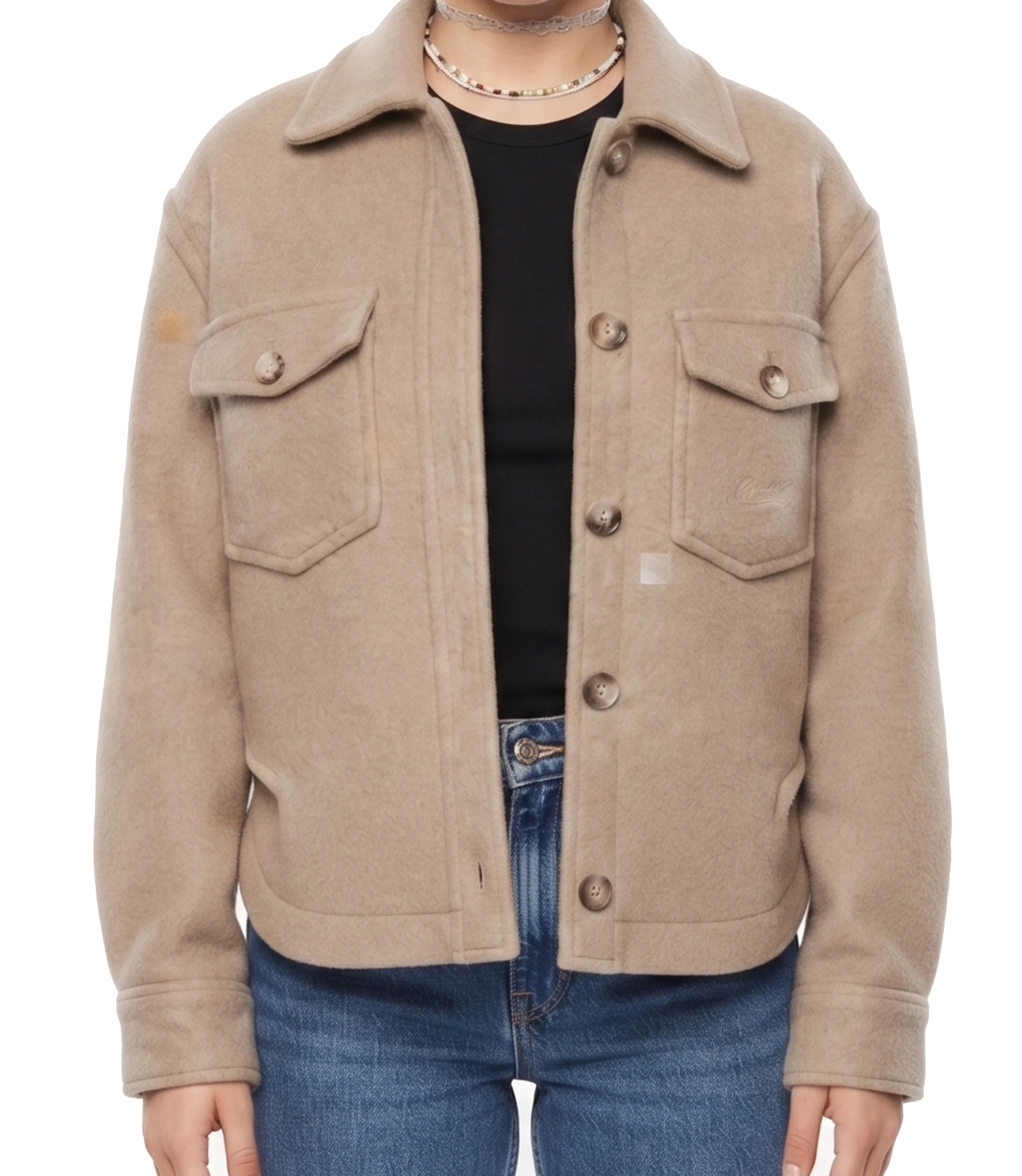 beige-wool-shirt-jacket beige wool shirt jacket