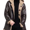 Mens Brown Leather Bomber Jacket