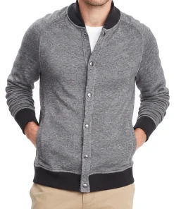 Gray Cotton Utility Jacket