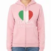 Womens Pink Graphic Pullover Hoodie, Cotton | JJacket