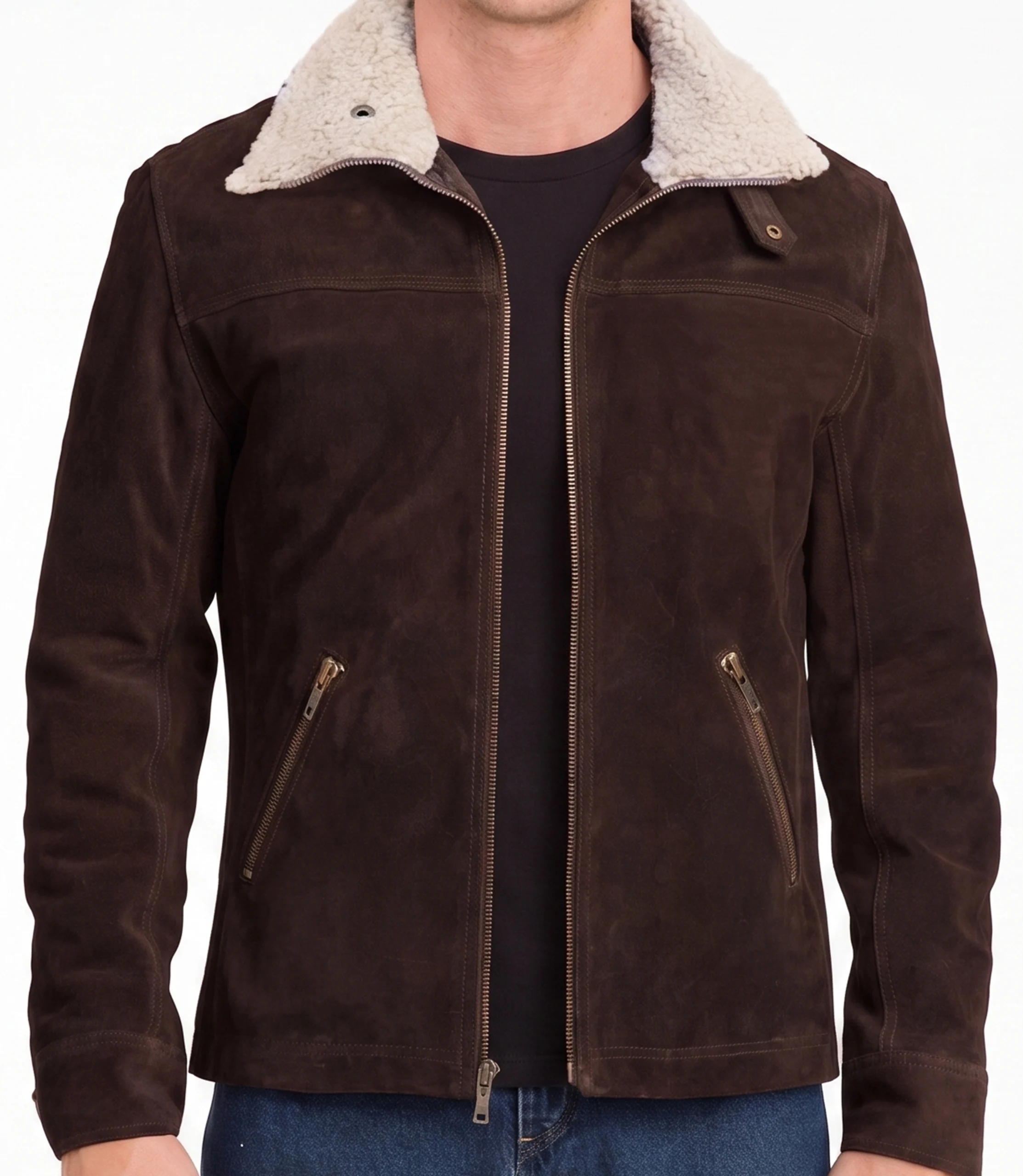 mens-rugged-brown-leather-jacket Mens Rugged Brown Leather Jacket