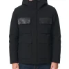 mens black parka