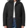 mens parka with fur hood