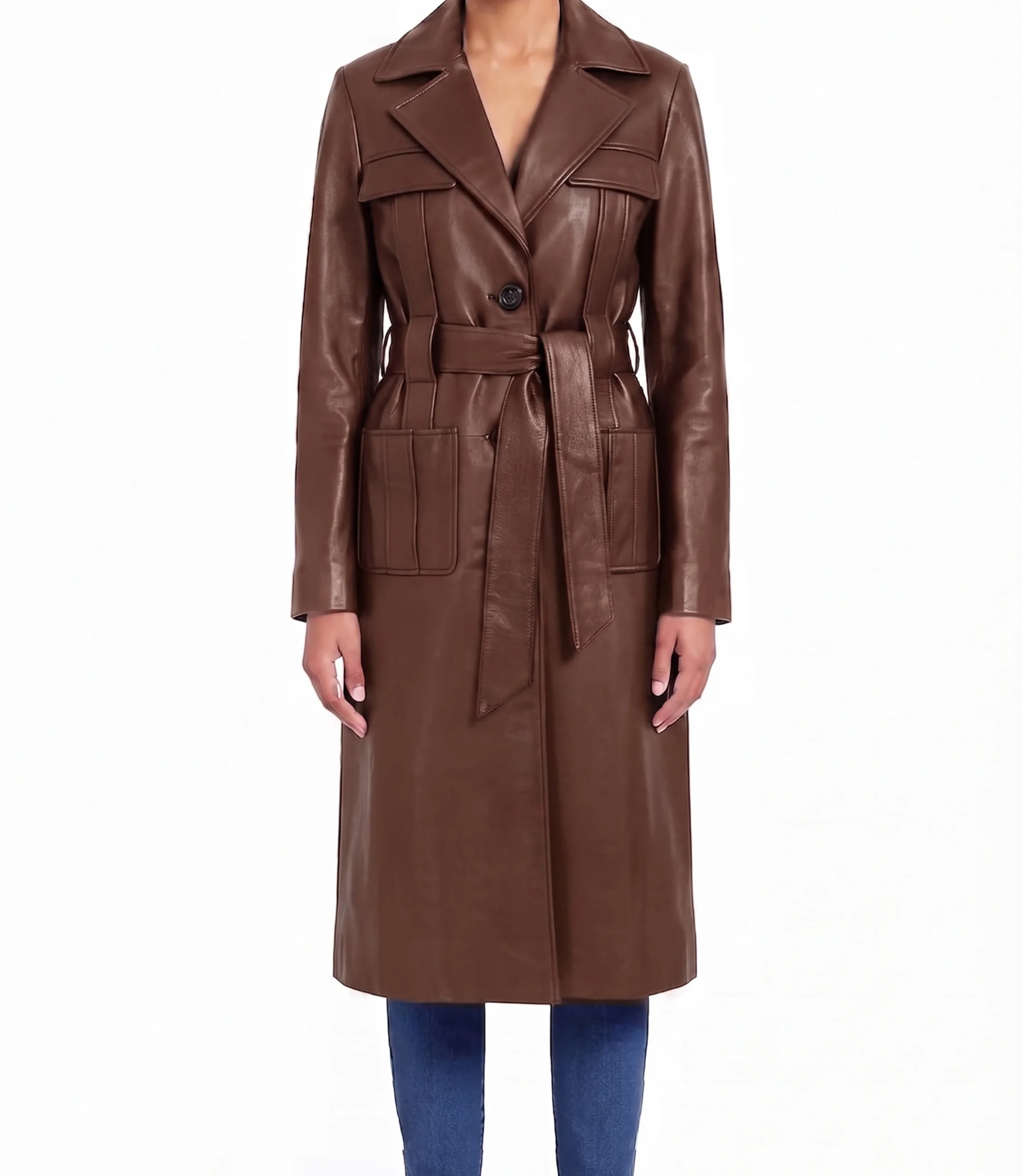 womens-leather-trench-coat-brown
