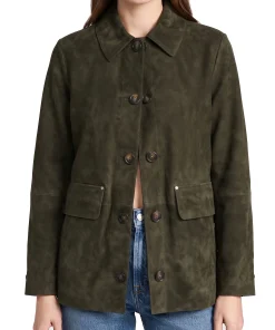 womens suede jacket