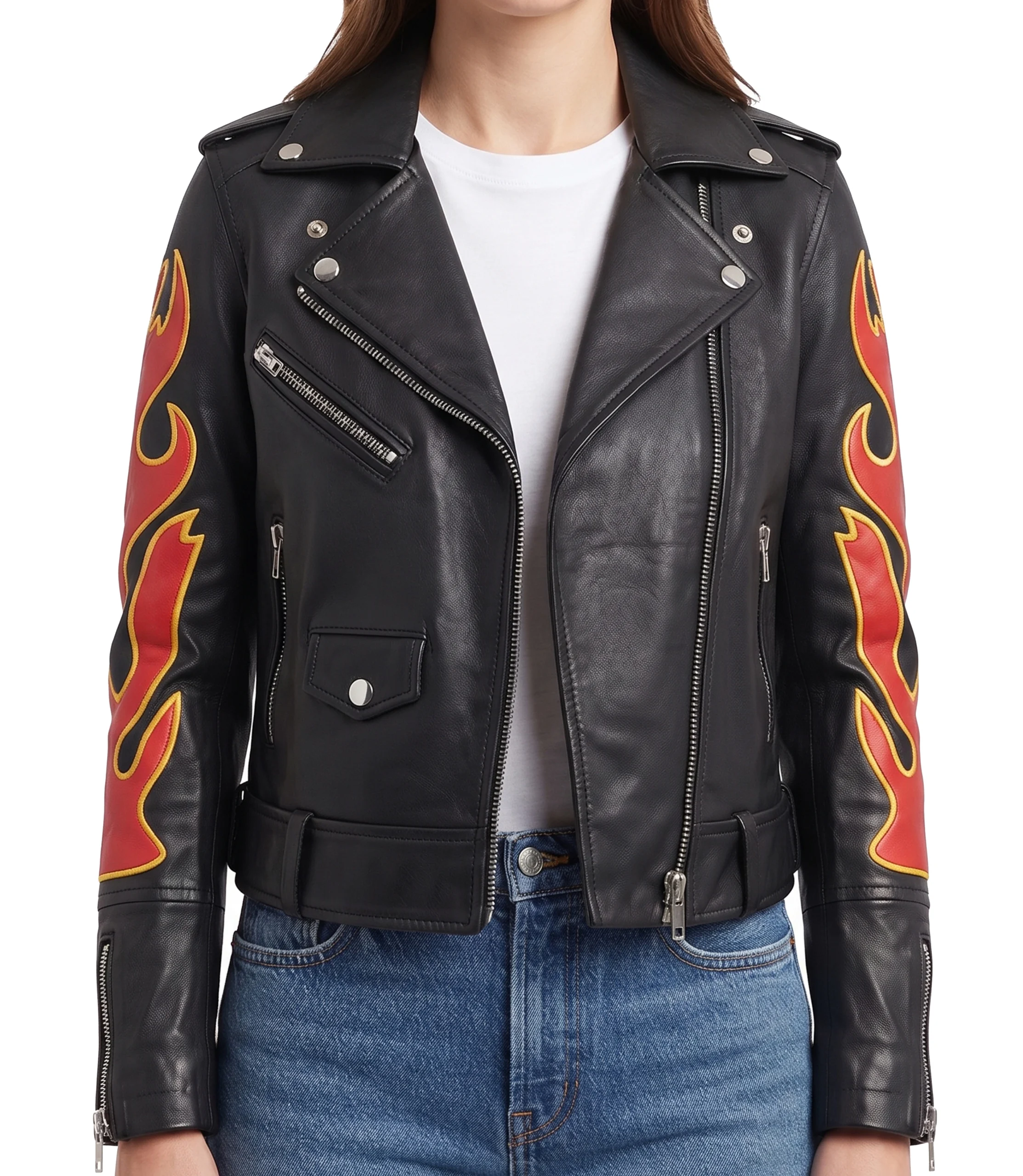womens-biker-leather-jacket womens leather biker jacket